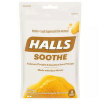 Halls Cough Drops, Honey, 30 Each