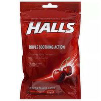 Halls Cough Drops, Cherry, 30 Each