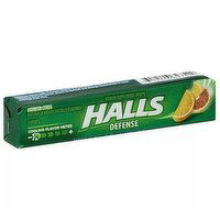 Halls Defense Dietary Supplement Drops, Vitamin C, Assorted Citrus, 9 Each