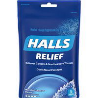 Halls Menthol Drops, Cough Suppressant, Mentho-Lyptus, 30 Each