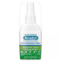 Benadryl Itch Cooling Spray, Extra Strength, 2 Ounce