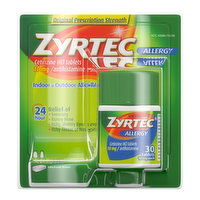 Zyrtec Allergy Tablets, Original Prescription Strength, 10 mg, 30 Each