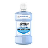 Listerine Clinical Solutions Breath Defense Smooth Mint Mouthwash, 500 Millilitre