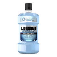 Listerine Ultraclean Zero Alcohol Tartar Control Mouthwash, Arctic Mint, 500 Millilitre