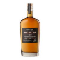 Redemption Rye Whiskey, 750 Millilitre