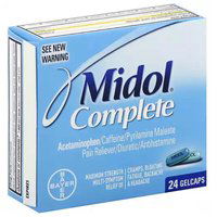 Midol Complete Gelcaps, 24 Each