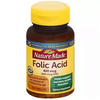 Nature Made Dietary Supplement, Folic Acid, 250 Each