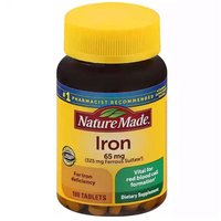 Nature Made Dietary Supplement, Iron, 180 Each