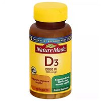 Nature Made Dietary Supplement, Vitamin D3 2000 IU, 100 Each