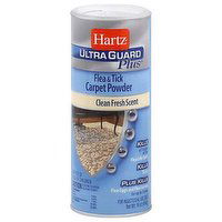 Hartz Flea & Tick Carpet Powder, Fresh Scent, 16 Ounce