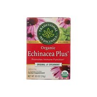 Traditional Medicinal Organic Herbal Tea, Echinacea Plus, 16 Each
