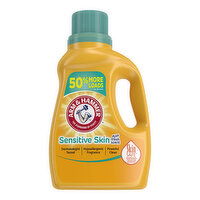 Arm & Hammer Sensitive Skin Plus Hypoallergenic Fresh Scent Liquid Laundry Detergent 50 Loads, 50 Ounce