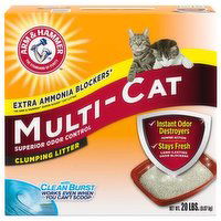 Arm & Hammer Multi-Cat Clump Litter, 20 Pound