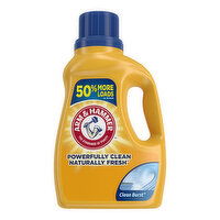 Arm & Hammer Clean Burst 50 Loads Liquid Laundry Detergent, 50 Ounce