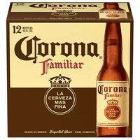 Corona Familiar Beer, Bottles (Pack of 12), 144 Ounce