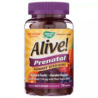 Nature's Way Alive Prenatal Gummy Vitamins, 75 Each