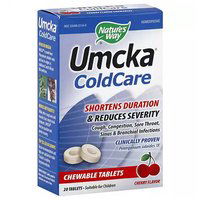 Nw Umcka Cold Care Chew Cherry, 20 Each