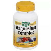 Natures Way Magnesium Complex, Capsules, 100 Each