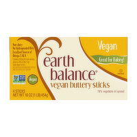 Earth Balance Buttery Sticks Vegan, 16 Ounce