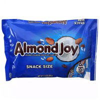 Almond Joy Candy Bars, Milk Chocolate Coconut & Almond Snack Size, 11.3 Ounce