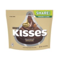 Hershey's Kisses with Almonds, Share Bag, 10 Ounce