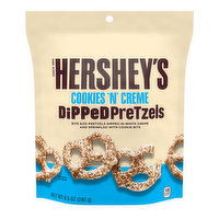 Hershey's Cookies n Cream Dipped Pretzels, 8 Ounce