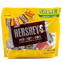 Hershey's Miniatures Chocolate Candy Assortment, Share Pack, 10.4 Ounce