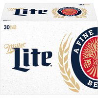 Miller Lite Beer, Cans (Pack of 30), 360 Ounce