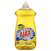 Ajax Ultra Liquid Dish Soap, Lemon, 52 Ounce