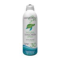 Hawaiian Sol Natural Sunscreen Spray SPF 30, 6 Ounce