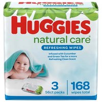 Huggies Natural Care Rfrsh Wipes 3pk, 192 Each