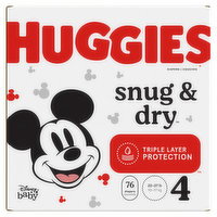 Huggies Snug & Dry Giga Pack Sz 4, 76 Each