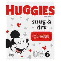 Huggies Snug & Dry Giga Pack Sz 6, 54 Each