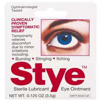 Stye Eye Ointment, Sterile Lubricant, 0.125 Ounce