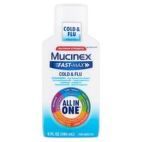 Mucinex Fm Liq Cold & Flu, 6 Ounce
