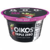 Oikos Triple Zero Greek Yogurt,  Mixed Berry , 5.3 Ounce