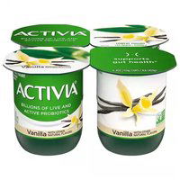 Dannon Activia Vanilla Yogurts, 16 Ounce