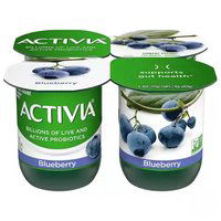 Dannon Activia Blueberry Yogurts, 16 Ounce