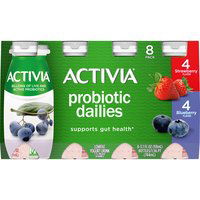 Activia Dailies Yogurt Drinks, Variety Pack (Pack of 8), 24.8 Ounce