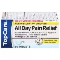 TopCare Pain Rfl Naxproxn, 50 Each