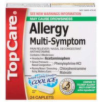 TopCare Apap Alrgy Sinus, 24 Each