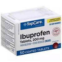 TopCare Ibuprofen Tablets, 50 Each