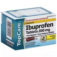 TopCare Ibuprofen Caplets, 200mg, 50 Each