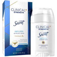 Secret Clinical Strength Soft Solid Antiperspirant & Deodorant, Light & Fresh, 1.6 Ounce