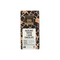 Endangered Species Chocolate Bar, Dark Chocolate with Hazelnut Toffee, 3 Ounce