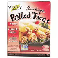 Starlite Chipotle Vegan Chicken Tacos, 12 Ounce