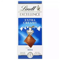 Lindt Excellence Milk Chocolate, Extra Creamy, 3.5 Ounce