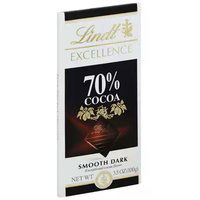 Lindt Excellence 70% Cocoa Smooth Dark Chocolate, 3.5 Ounce