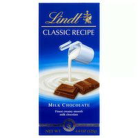 Lindt Bar Milk Choc, 4.4 Ounce