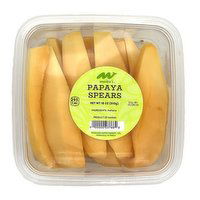 Maika`i Papaya Spears, Cut, 18 Ounce